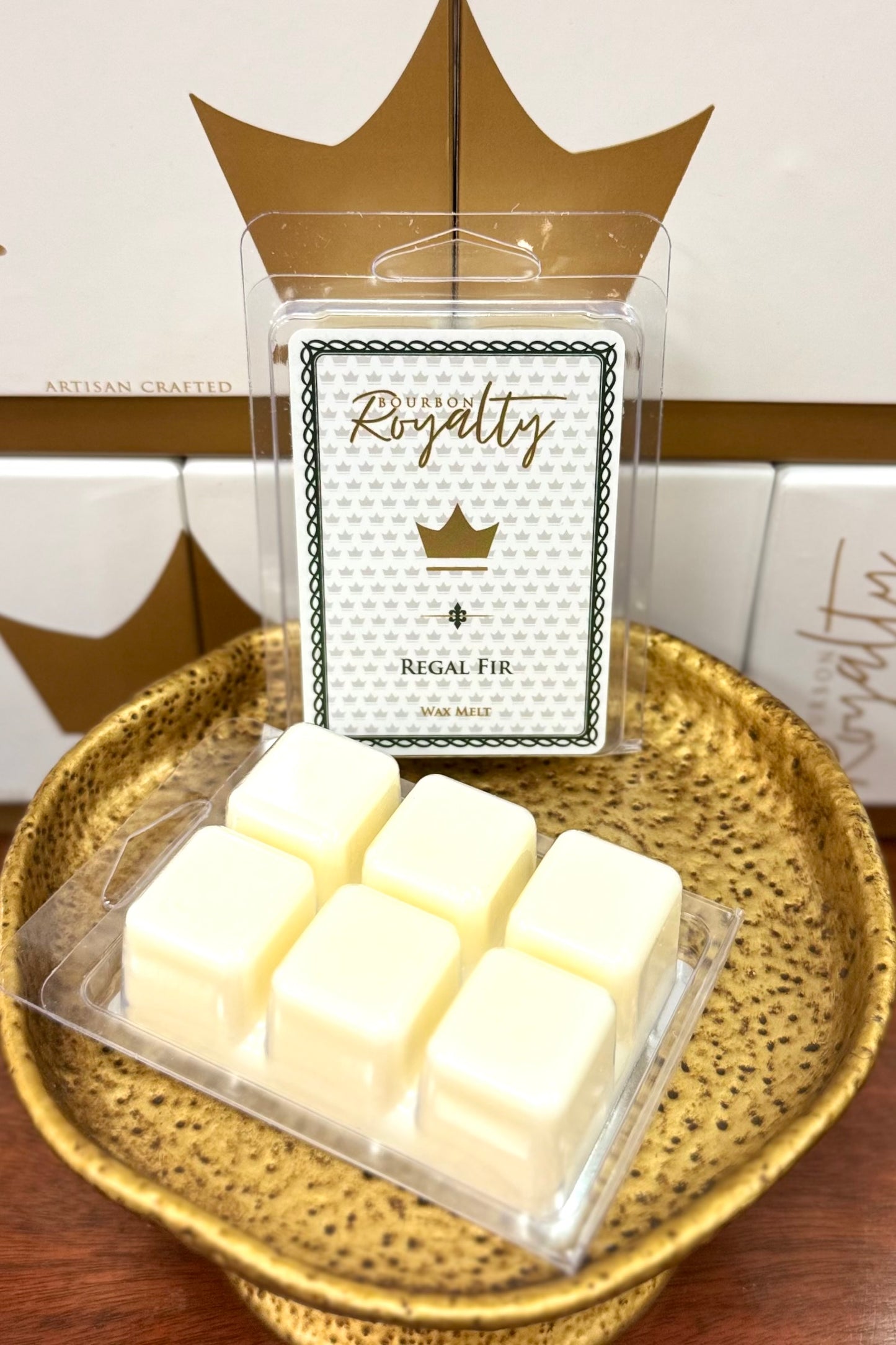 Bourbon Royalty Wax Melts- Regal Fir Fragrance