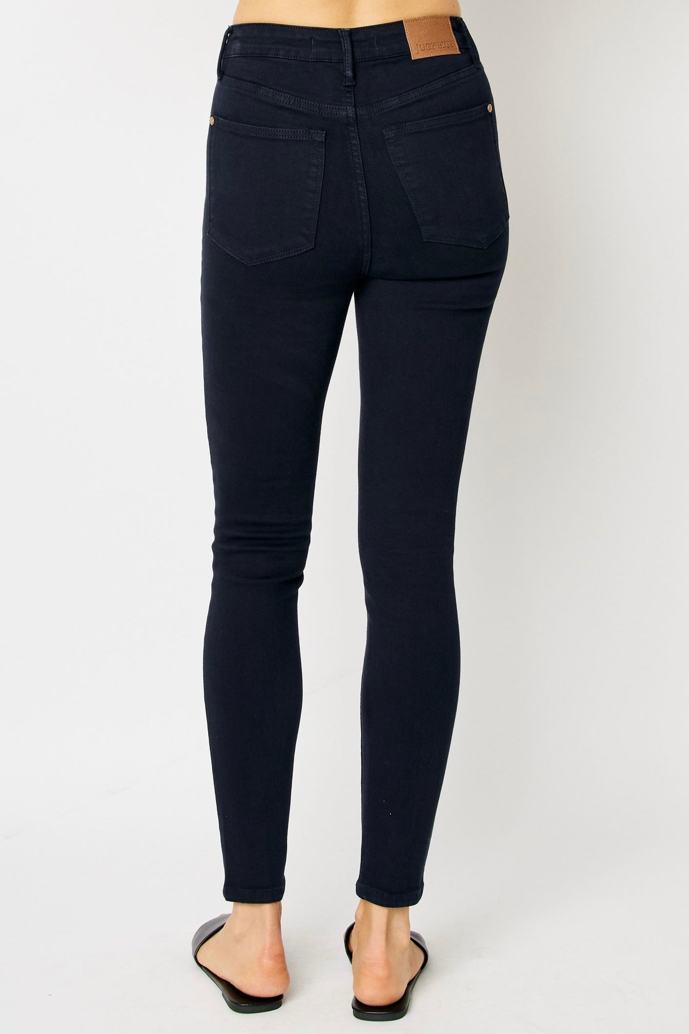 Judy Blue 88791reg Navy High Waisted Tummy Control Garment Dyed Jean