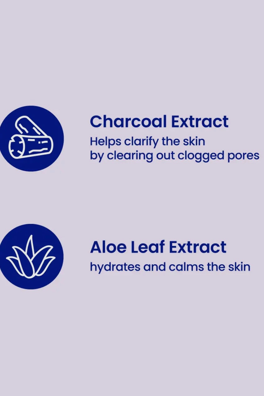 FaceTory Everyday Charcoal Detoxifying Sheet Mask- Korean Beauty