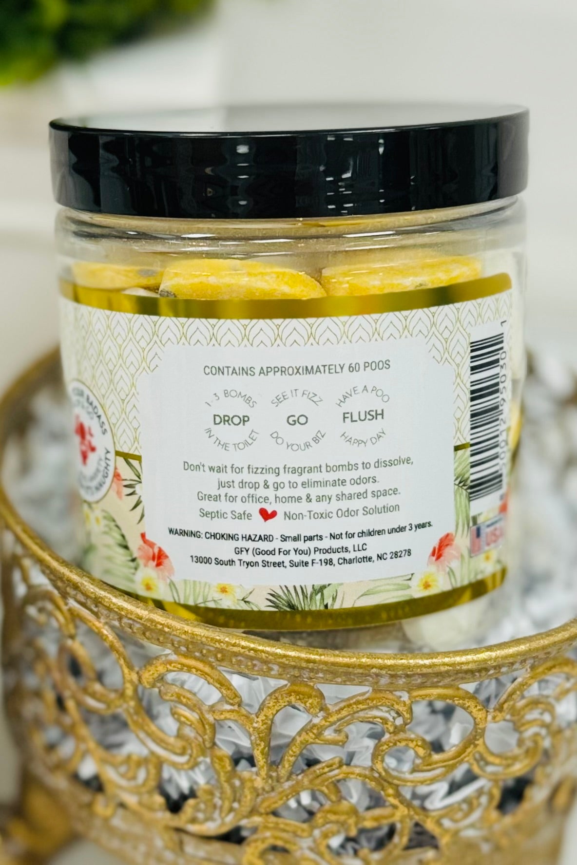 Bling Fizzing Toilet Bombs by Wabi Whiffs