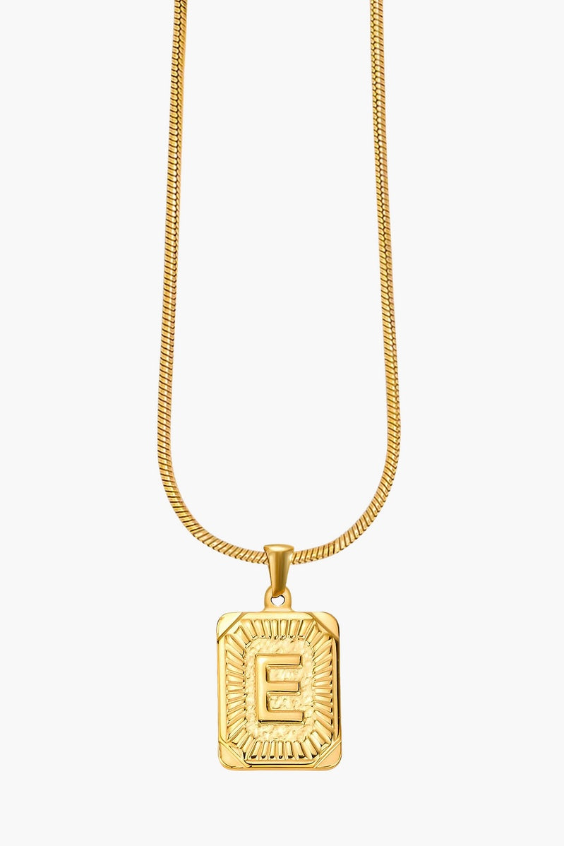 Cape Diablo Golden Glow Initial Necklace