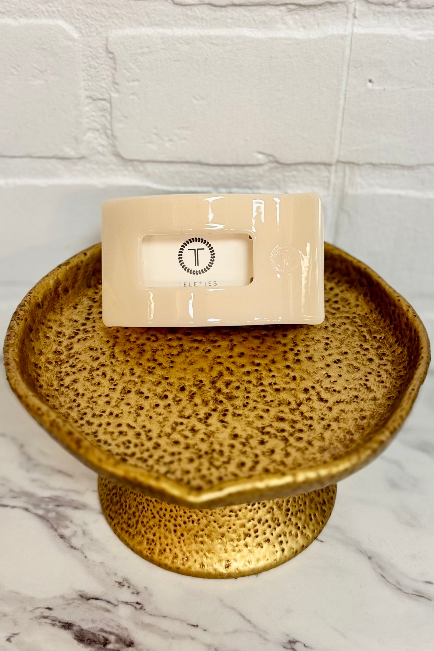 Teleties Almond Rectangle Flat Hair Clip (Choose your size)