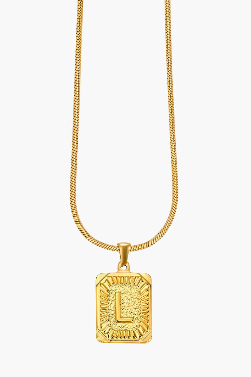 Cape Diablo Golden Glow Initial Necklace