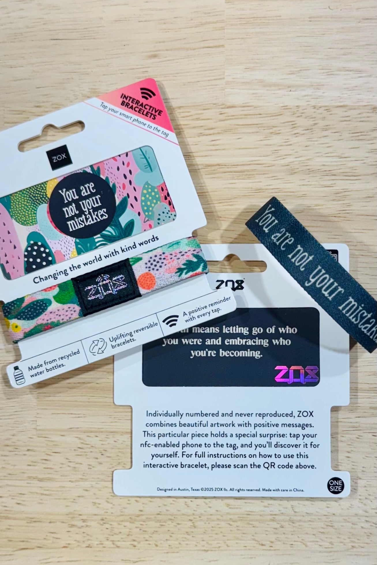 Zox Interactive Affirmation Bracelets