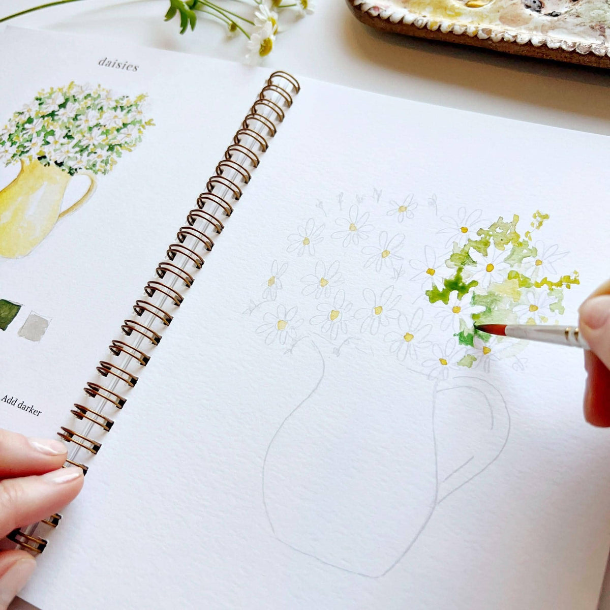 Flowers Watercolor Workbook: Emily Lex Studio