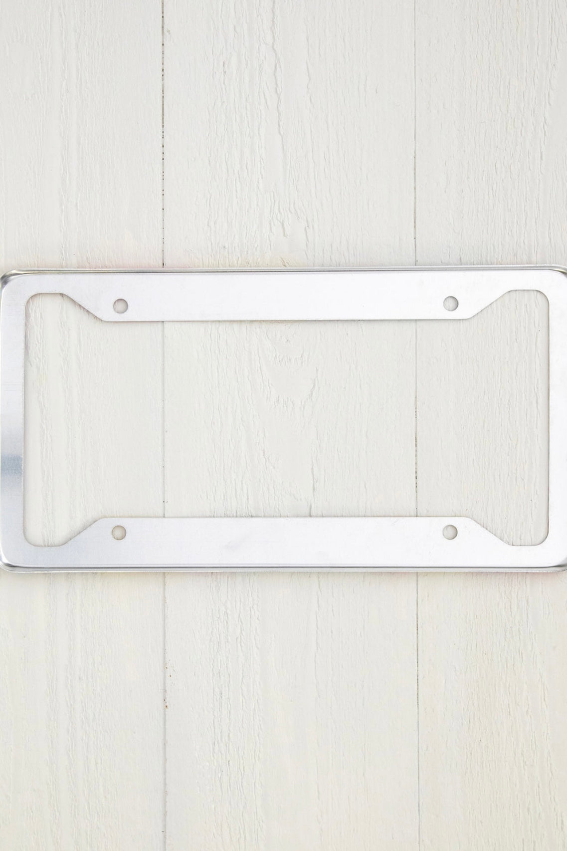 Natural Life License Plate Frame- Let’s Just Go!