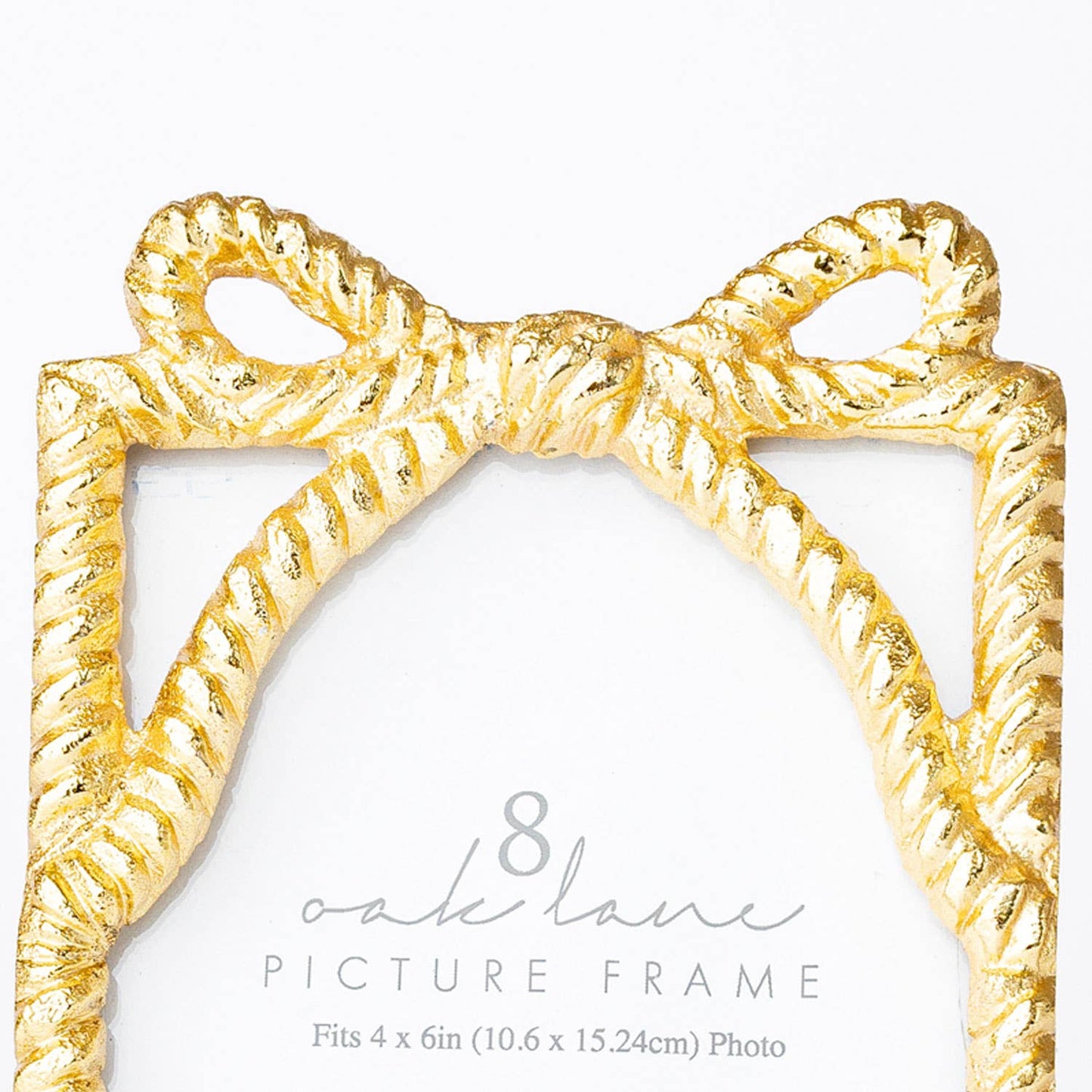 8 Oak Lane Gold Bow Picture Frame 4x6