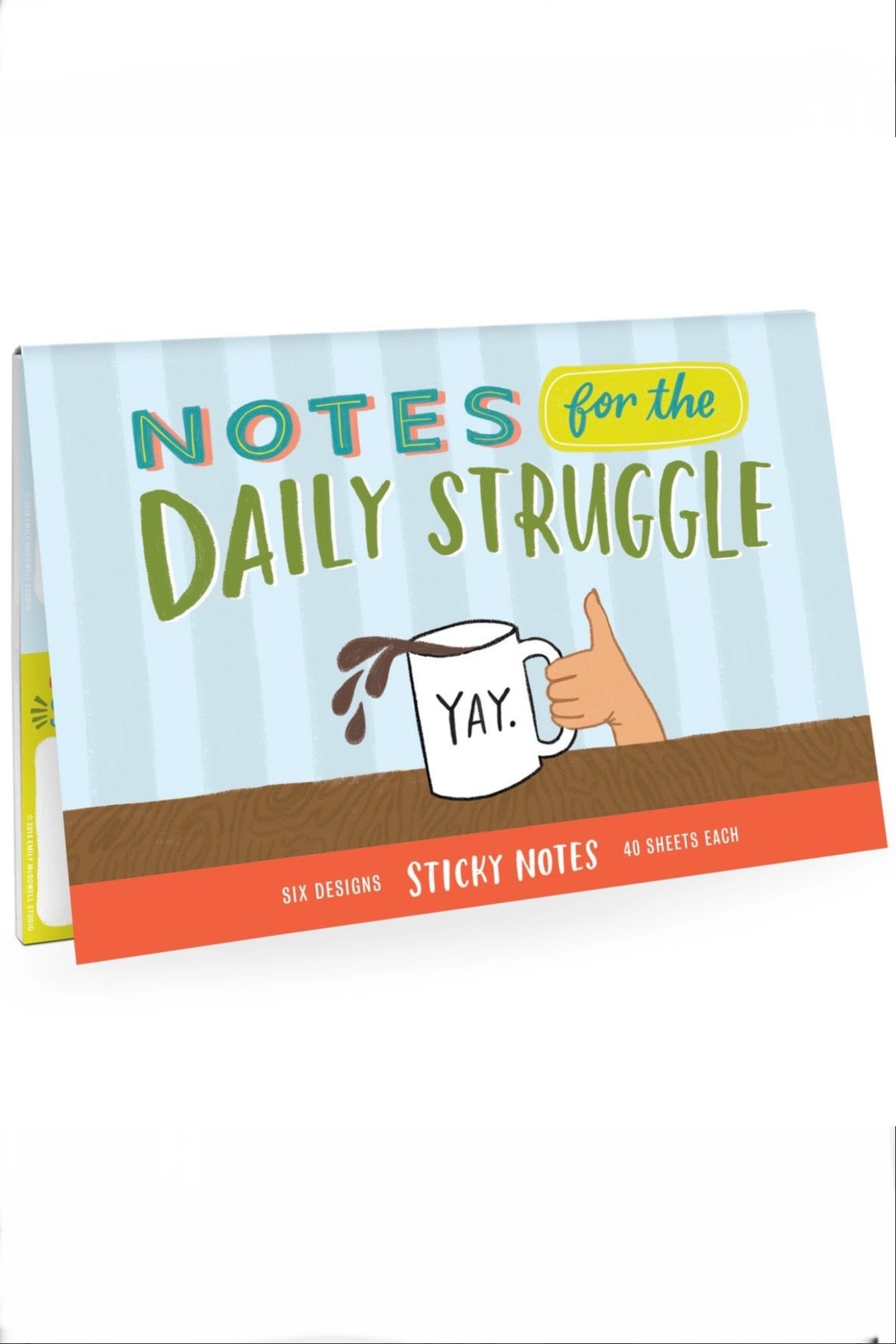 Notes For the Daily Struggle Sticky Note Set by Em & Friends