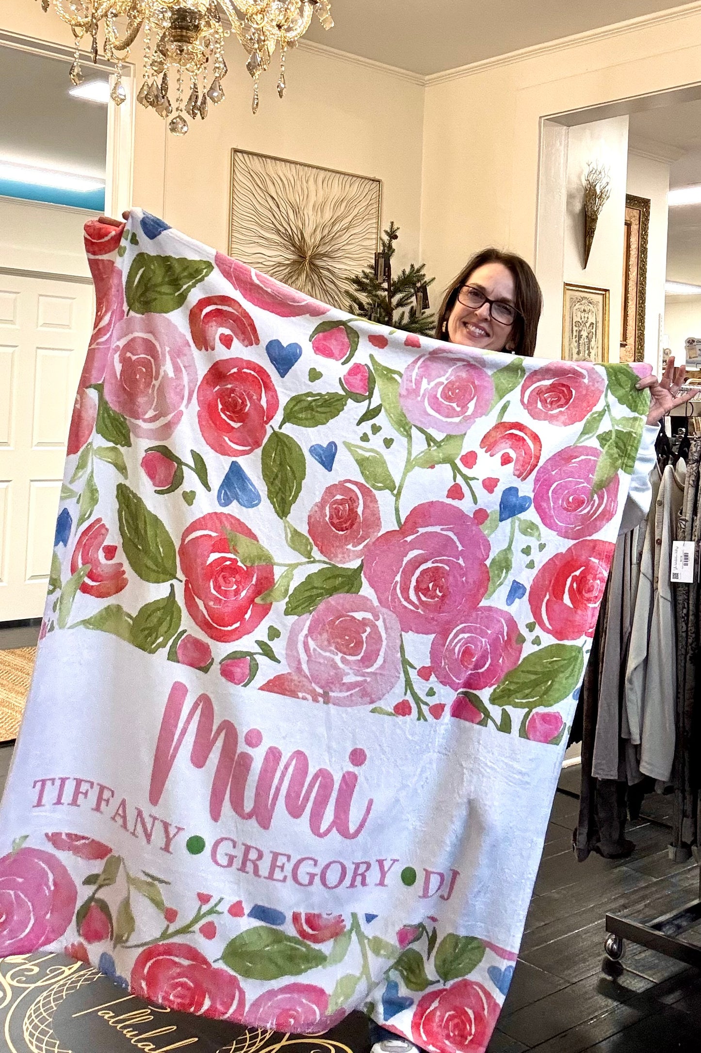 Personalized Parent/Grandparent Throw Blanket