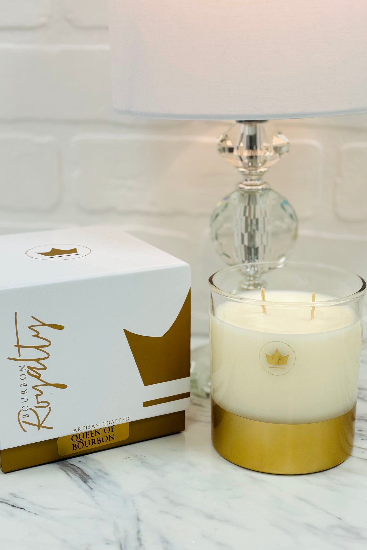 Bourbon Royalty 14 ounce Boxed Glass Candle (Choose from 8 Fragrances)
