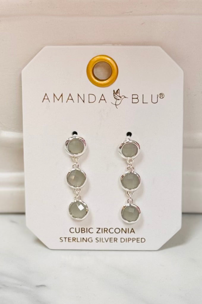 Amanda Blu Faceted CZ Collection in Silver