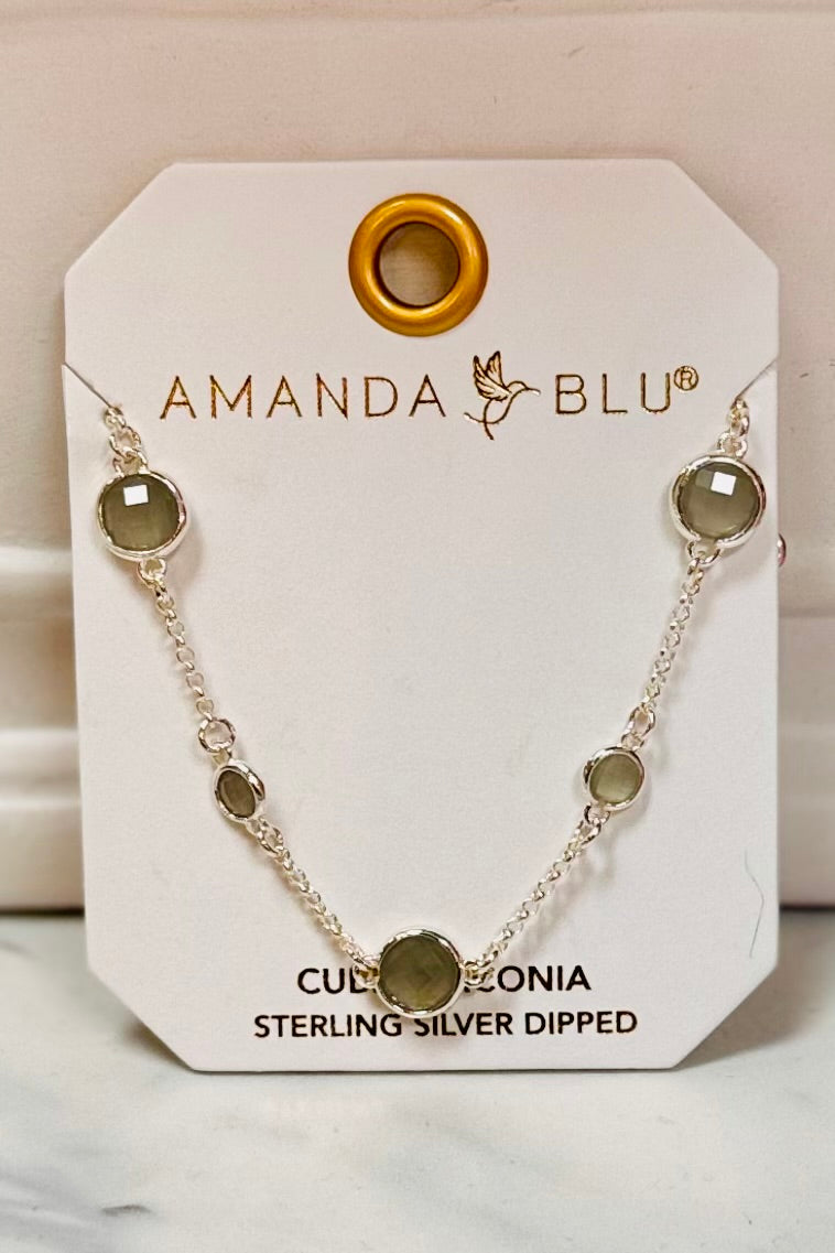 Amanda Blu Faceted CZ Collection in Silver