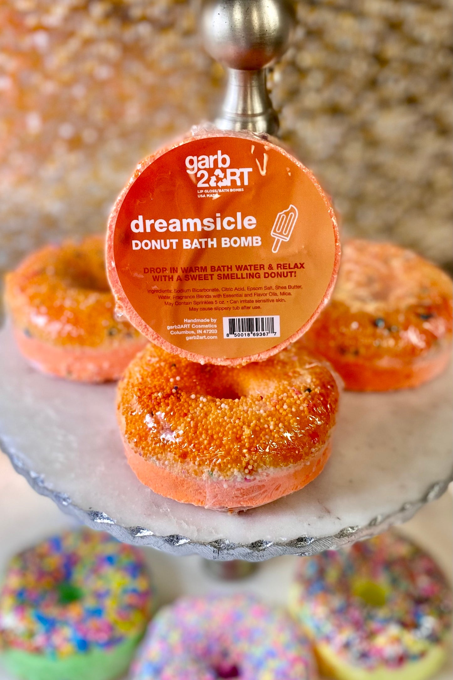 Effervescent Donut Bath Bombs by Garb2Art