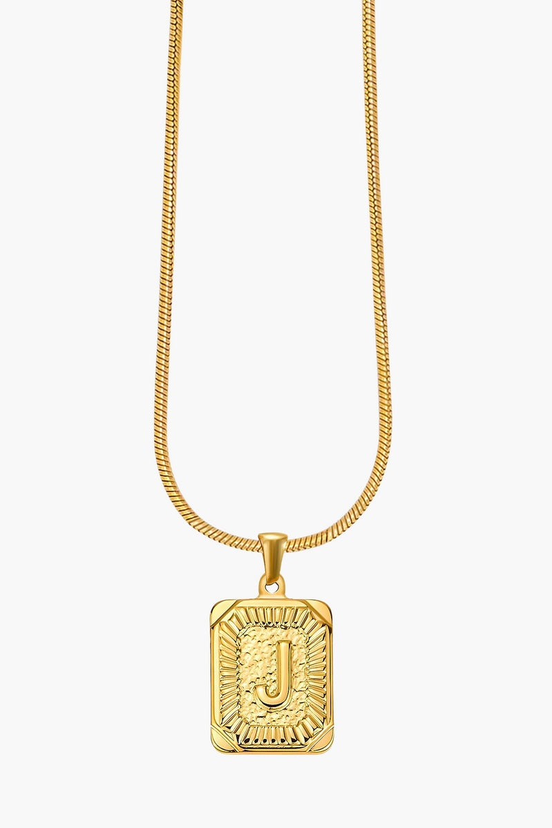 Cape Diablo Golden Glow Initial Necklace