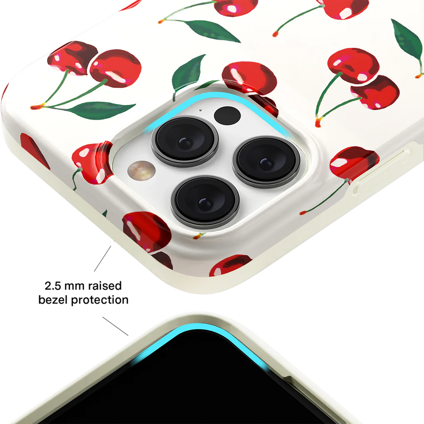 Mon Cheri Cherry MagSafe iPhone 15 Pro Max Case