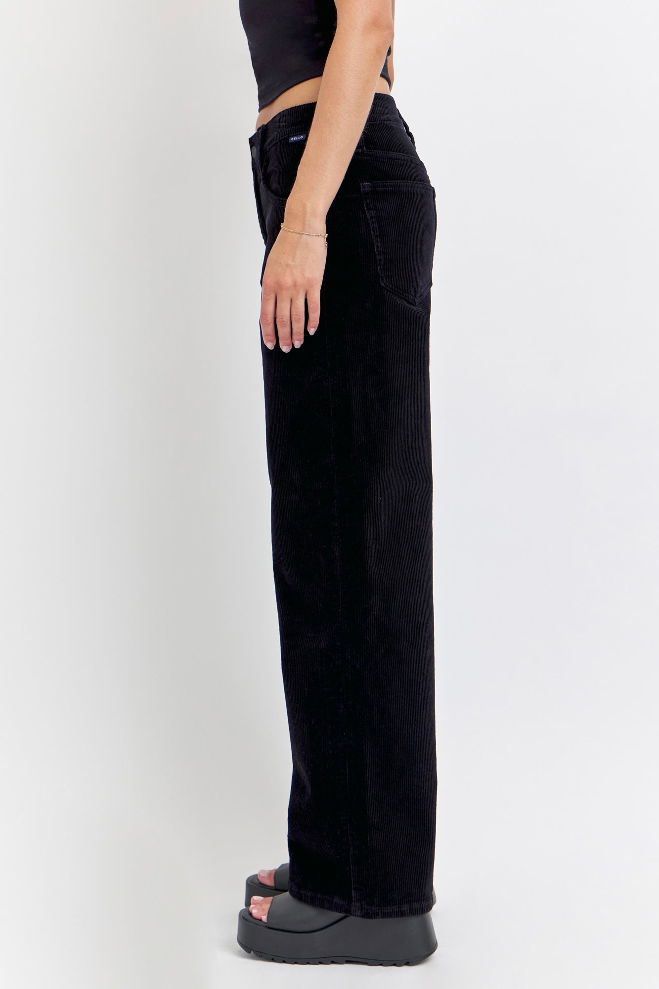 Cello Vintage Corduroy Wide Leg Low Pant