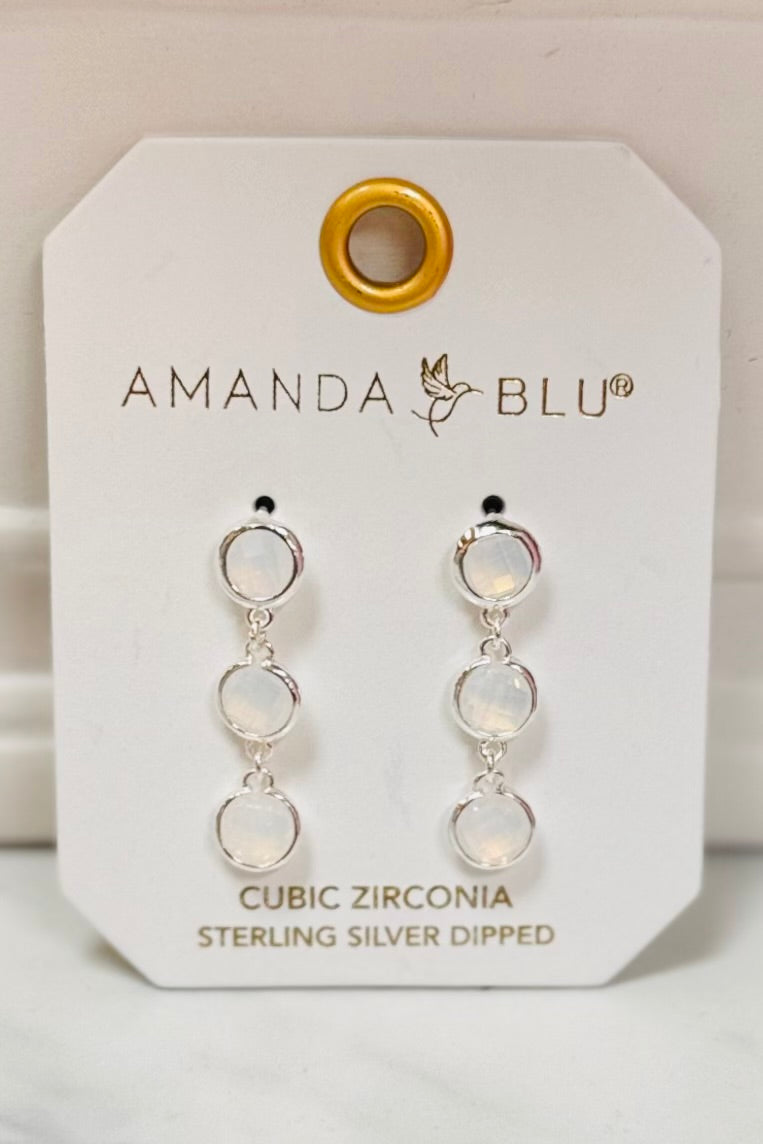 Amanda Blu Faceted CZ Collection in Silver