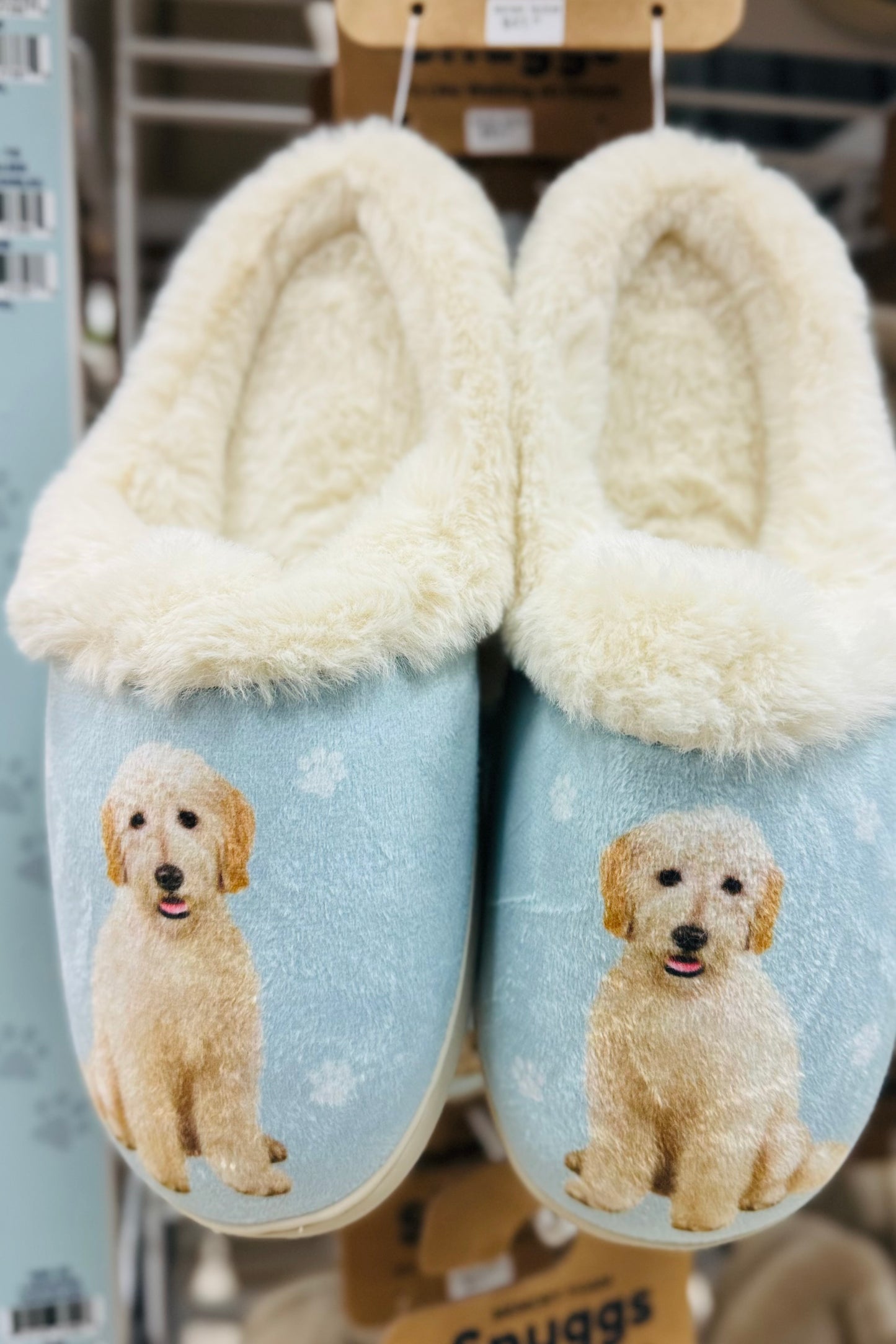 Snuggs Cozy Memory Foam Non-Slip Slippers- Favorite Pet Breeds Edition