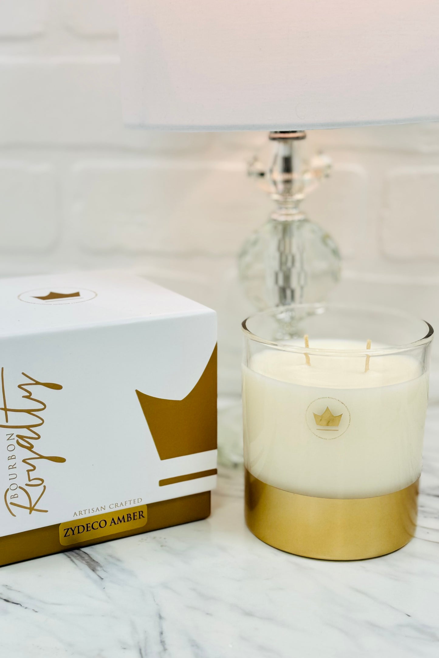 Bourbon Royalty 14 ounce Boxed Glass Candle (Choose from 8 Fragrances)