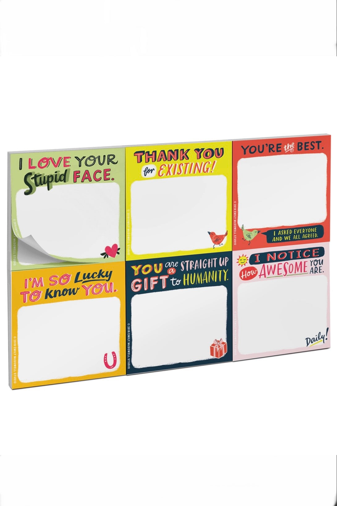 Thank You For Existing Sticky Note Set by Em & Friends