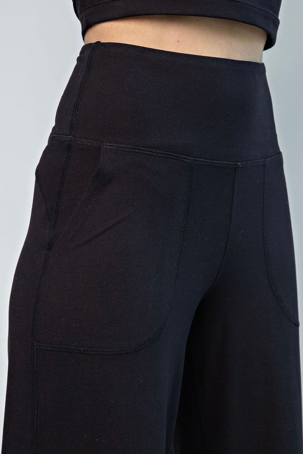 Rae Mode Black Butter Soft Straight Leg Yoga Pants