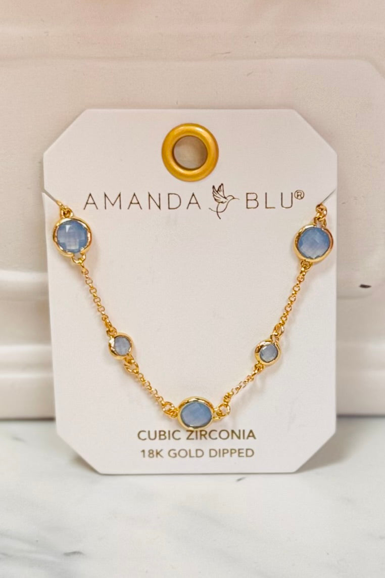 Amanda Blu Faceted CZ Collection in Gold