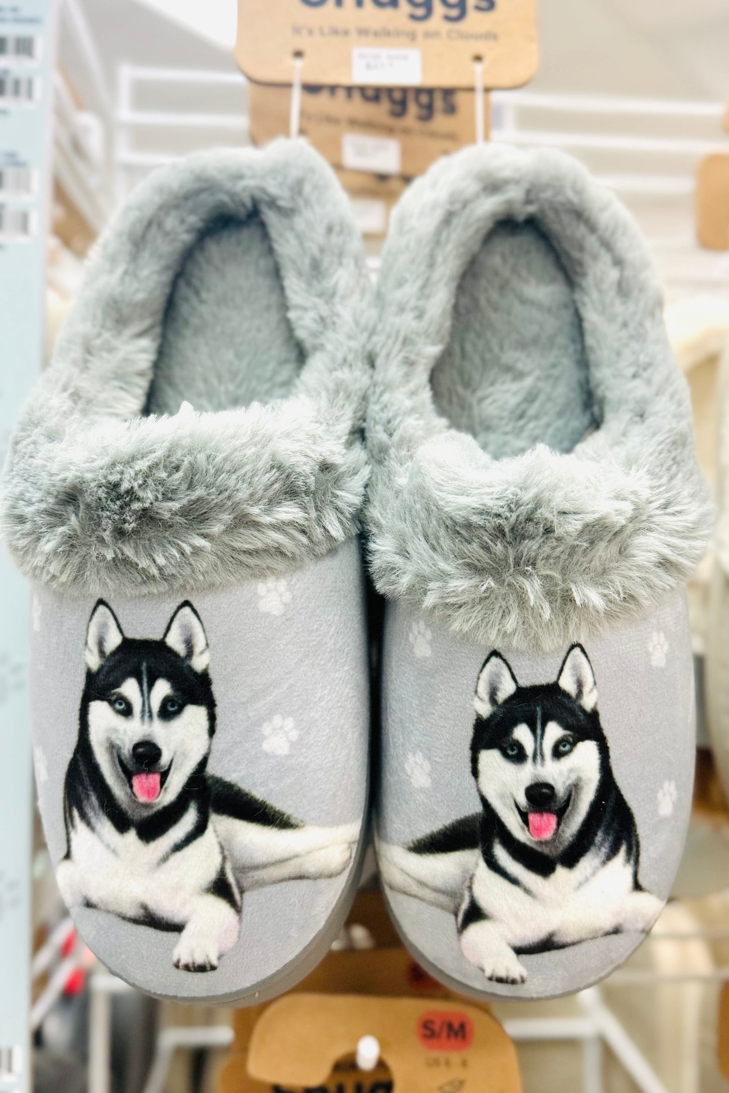 Snuggs Cozy Memory Foam Non-Slip Slippers- Favorite Pet Breeds Edition