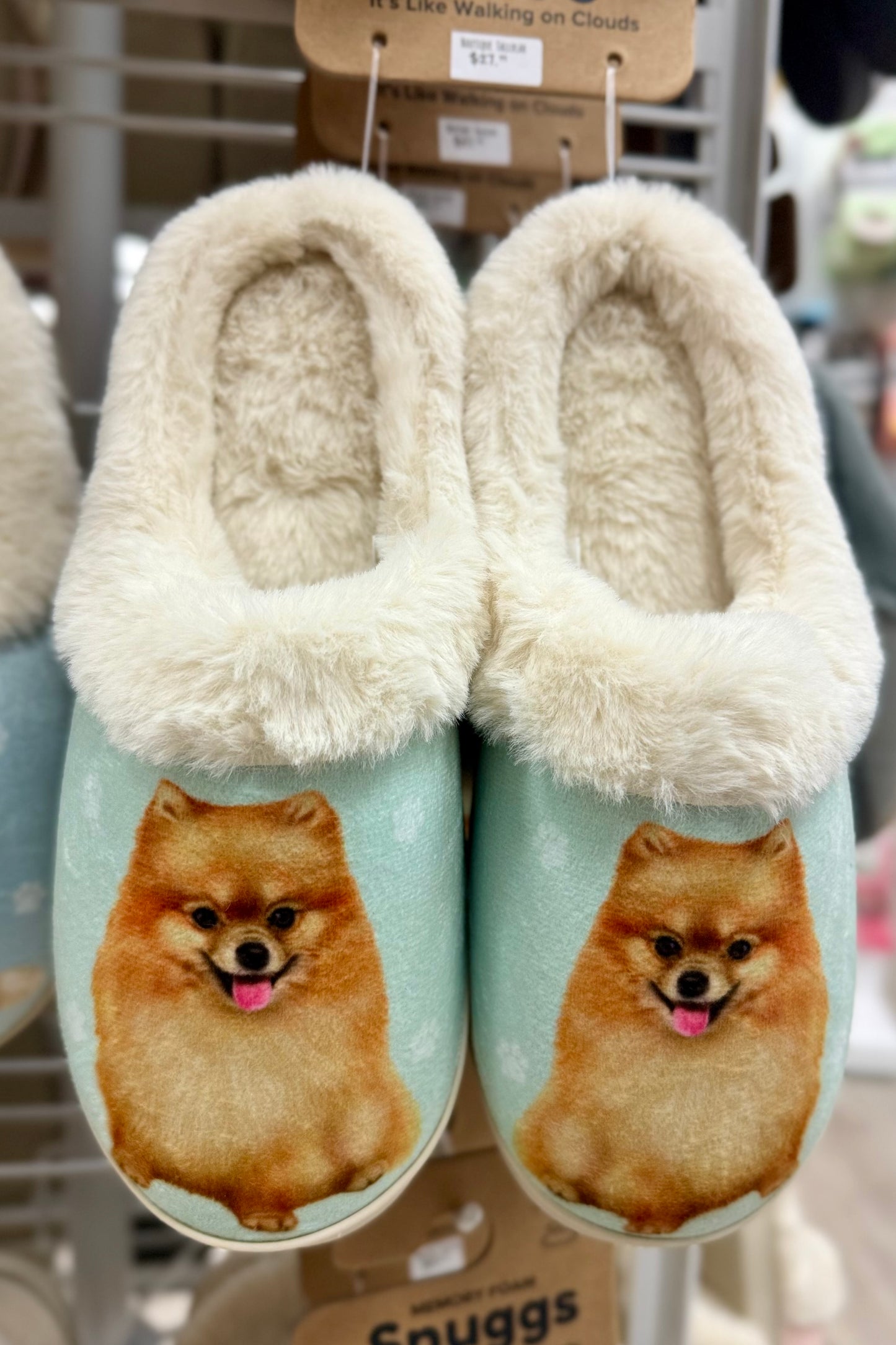Snuggs Cozy Memory Foam Non-Slip Slippers- Favorite Pet Breeds Edition