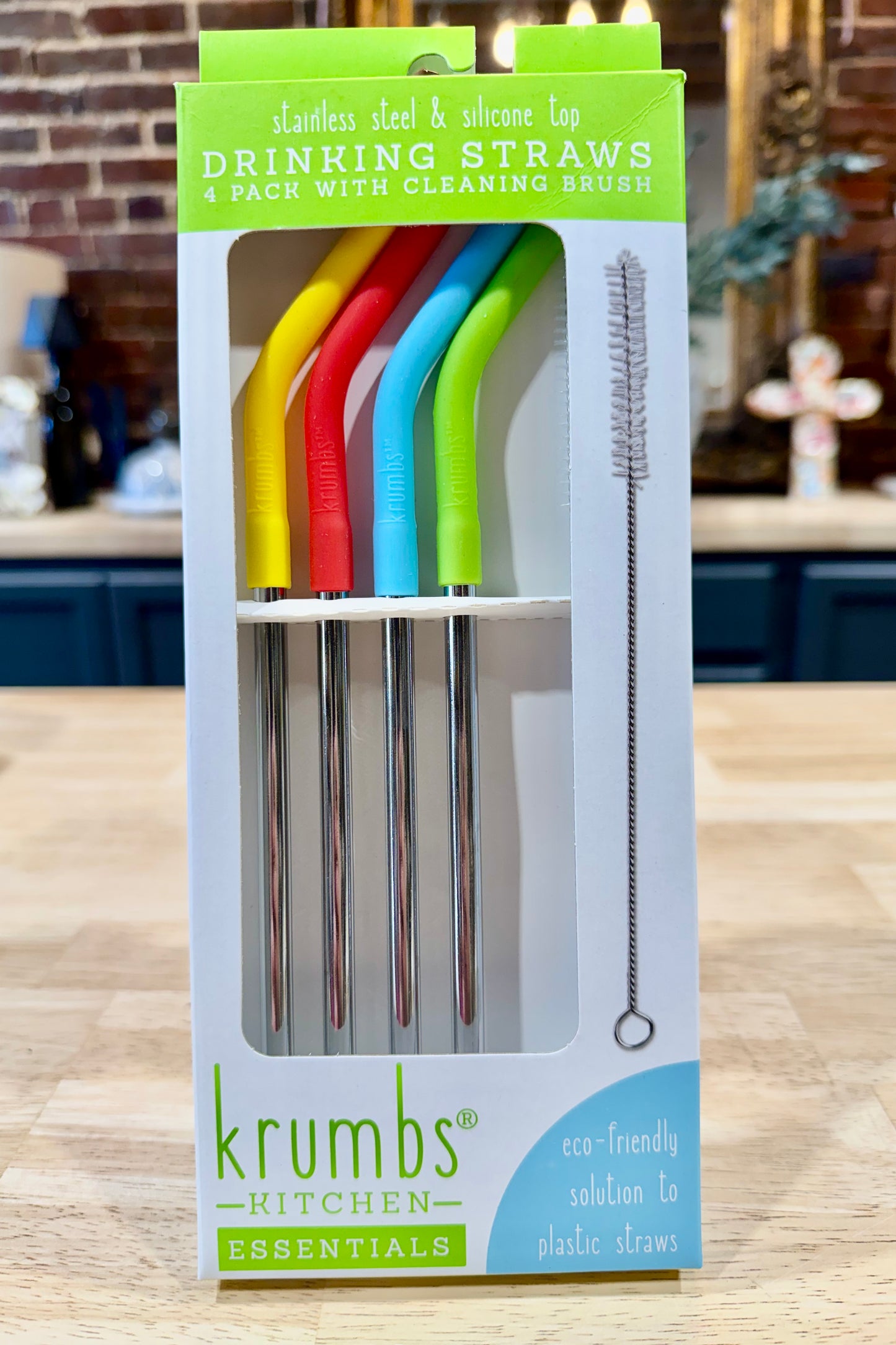 Krumbs Kitchen Drinking Straws- set of 4
