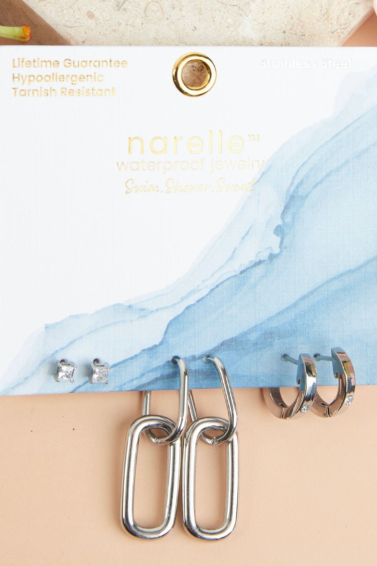 Narelle Waterproof Jewelry- Earrings Collection