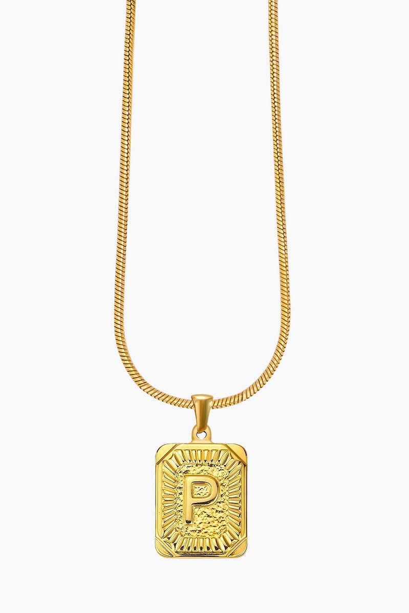 Cape Diablo Golden Glow Initial Necklace