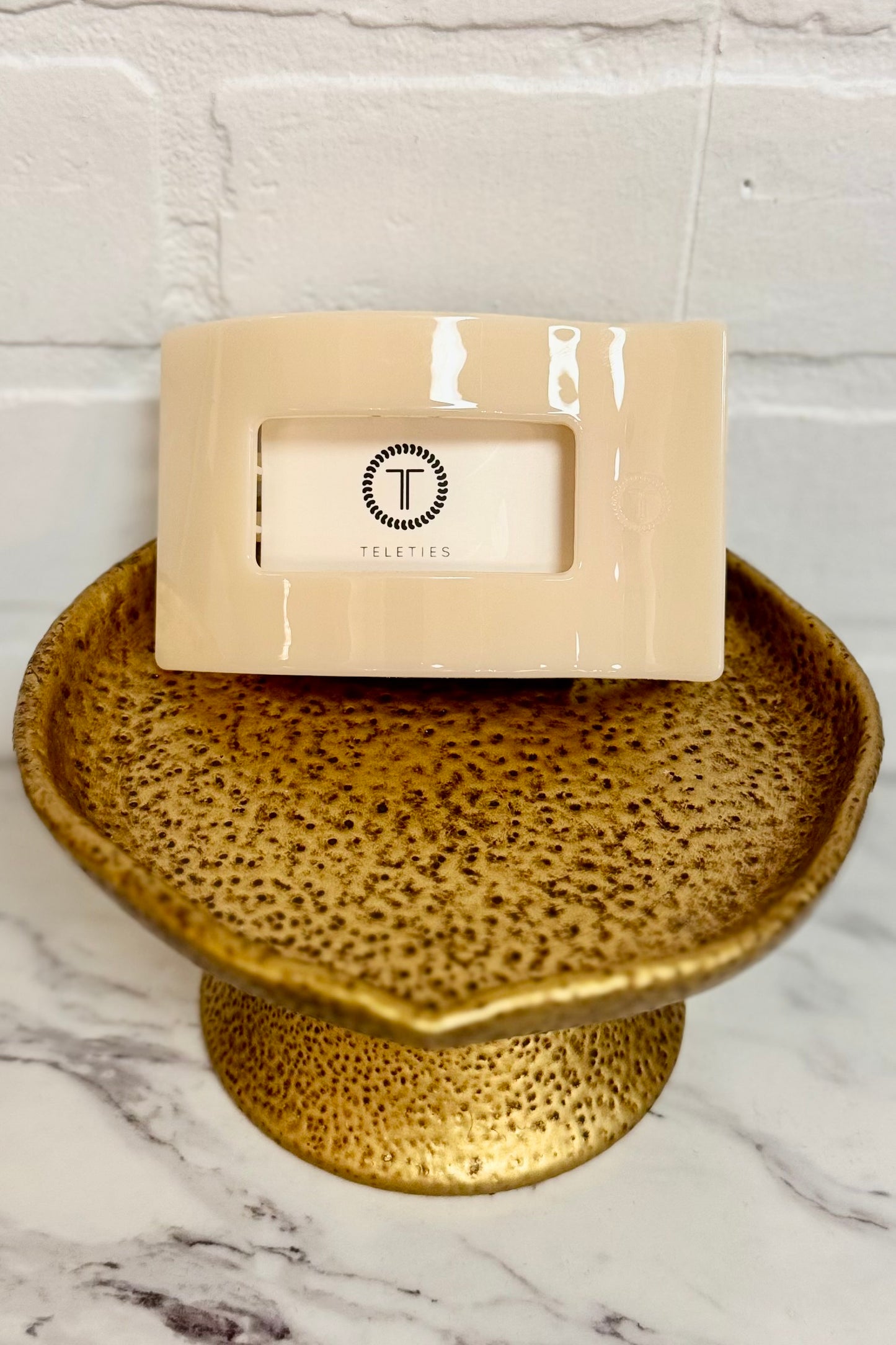 Teleties Almond Rectangle Flat Hair Clip (Choose your size)