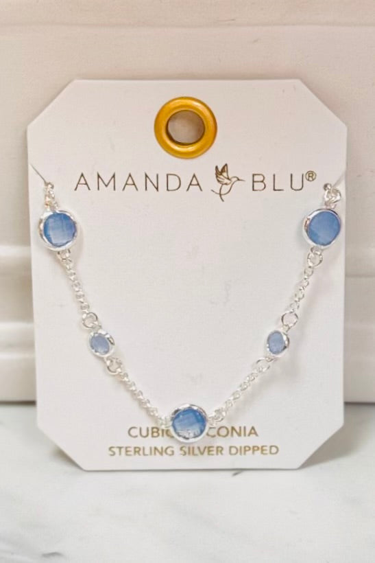 Amanda Blu Faceted CZ Collection in Silver