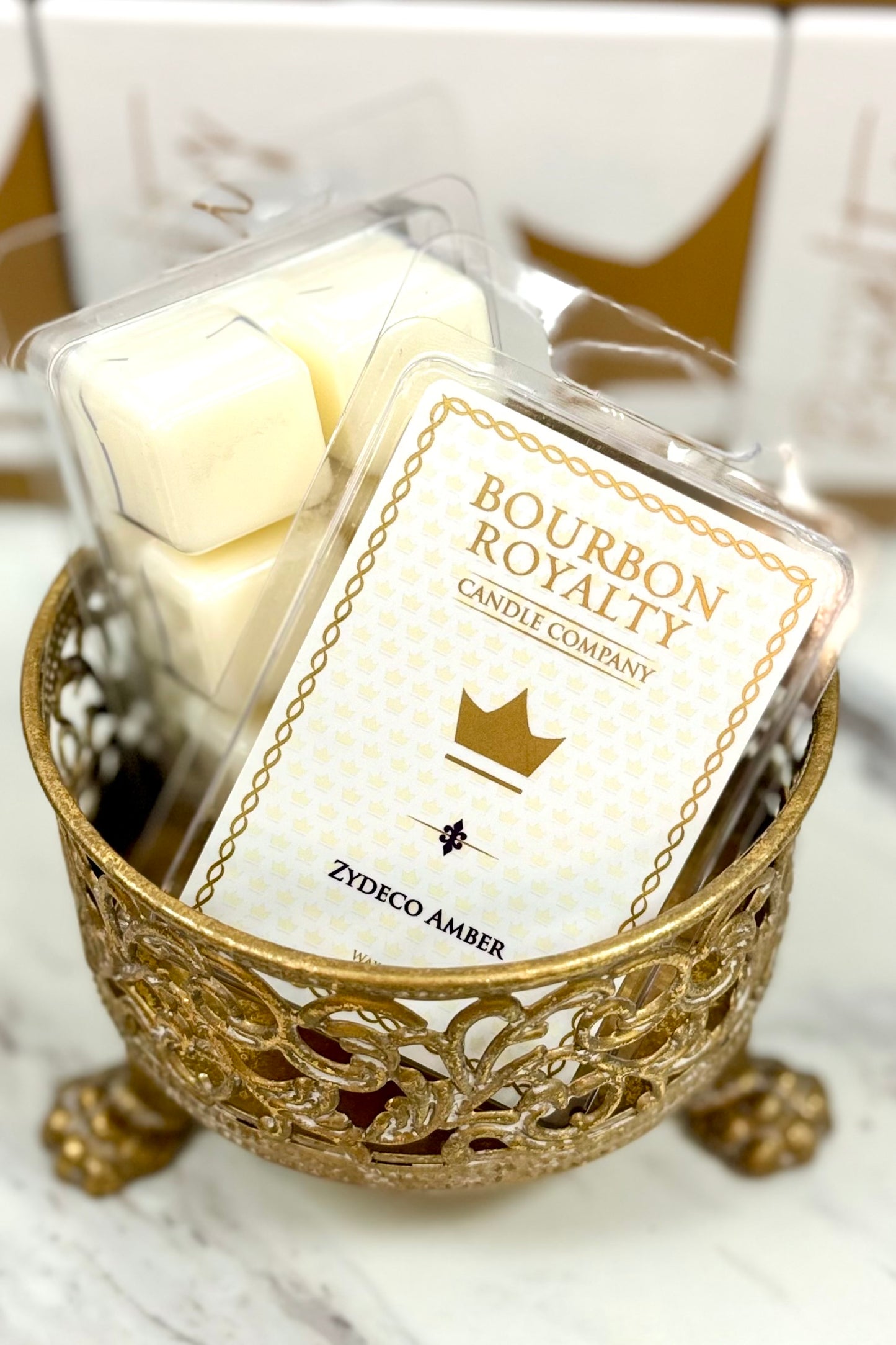 Bourbon Royalty Wax Melt Zydeco Amber