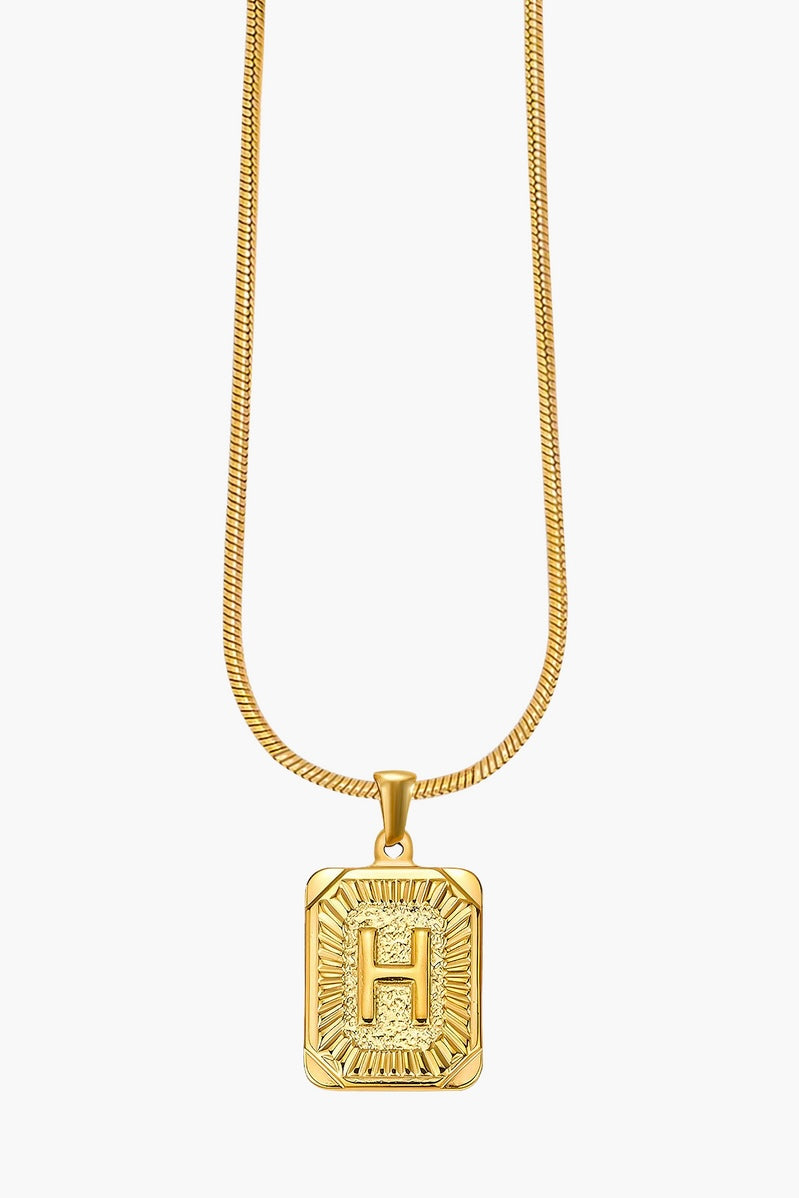 Cape Diablo Golden Glow Initial Necklace