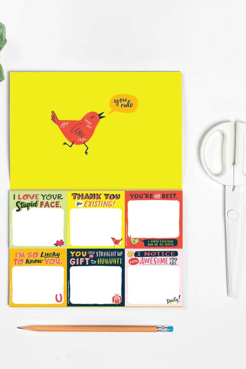 Thank You For Existing Sticky Note Set by Em & Friends