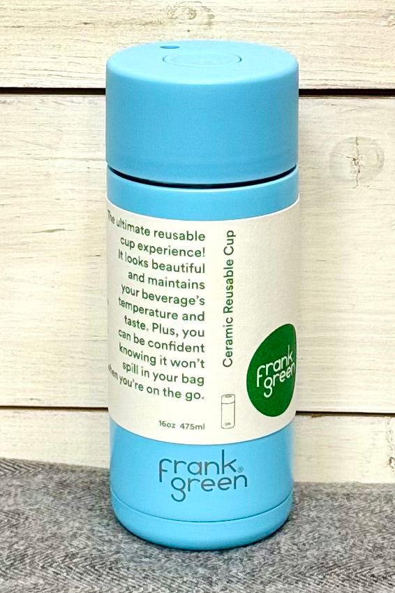 16 oz Frank Green Reusable Bottle with Ceramic Lining- HALF PRICE SUMMER SALE!