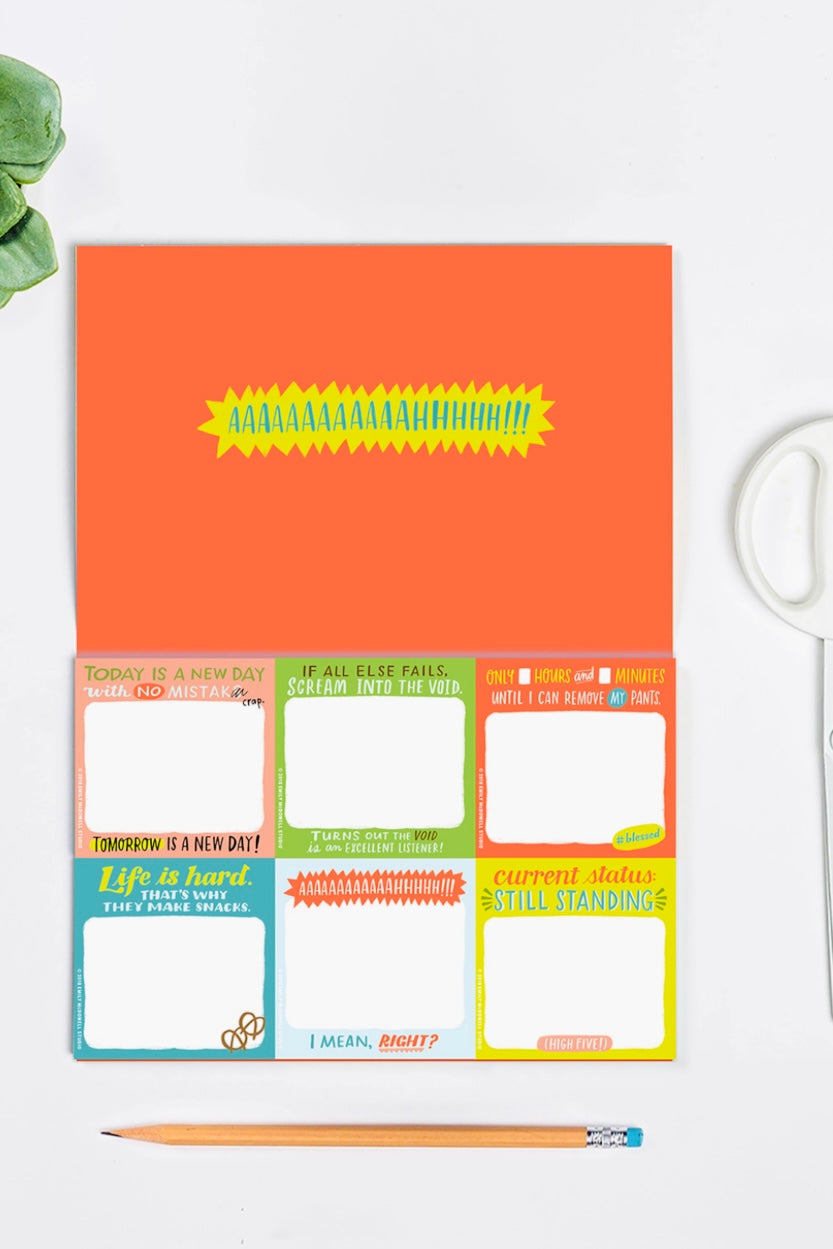 Notes For the Daily Struggle Sticky Note Set by Em & Friends
