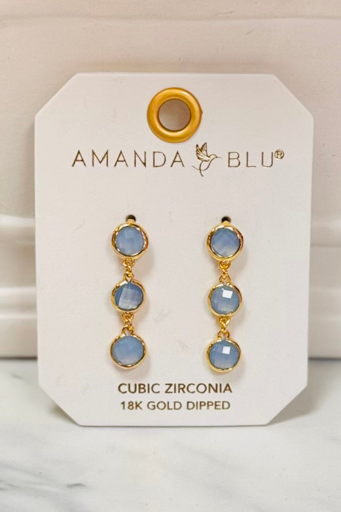 Amanda Blu Faceted CZ Collection in Gold