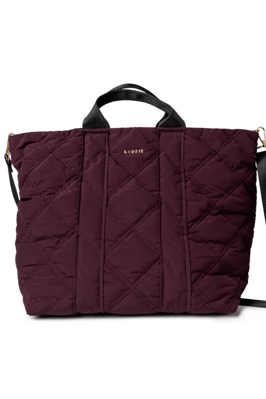 Kedzie Cloud 9 Quilted Tote Bag (Choose from 5 colors)