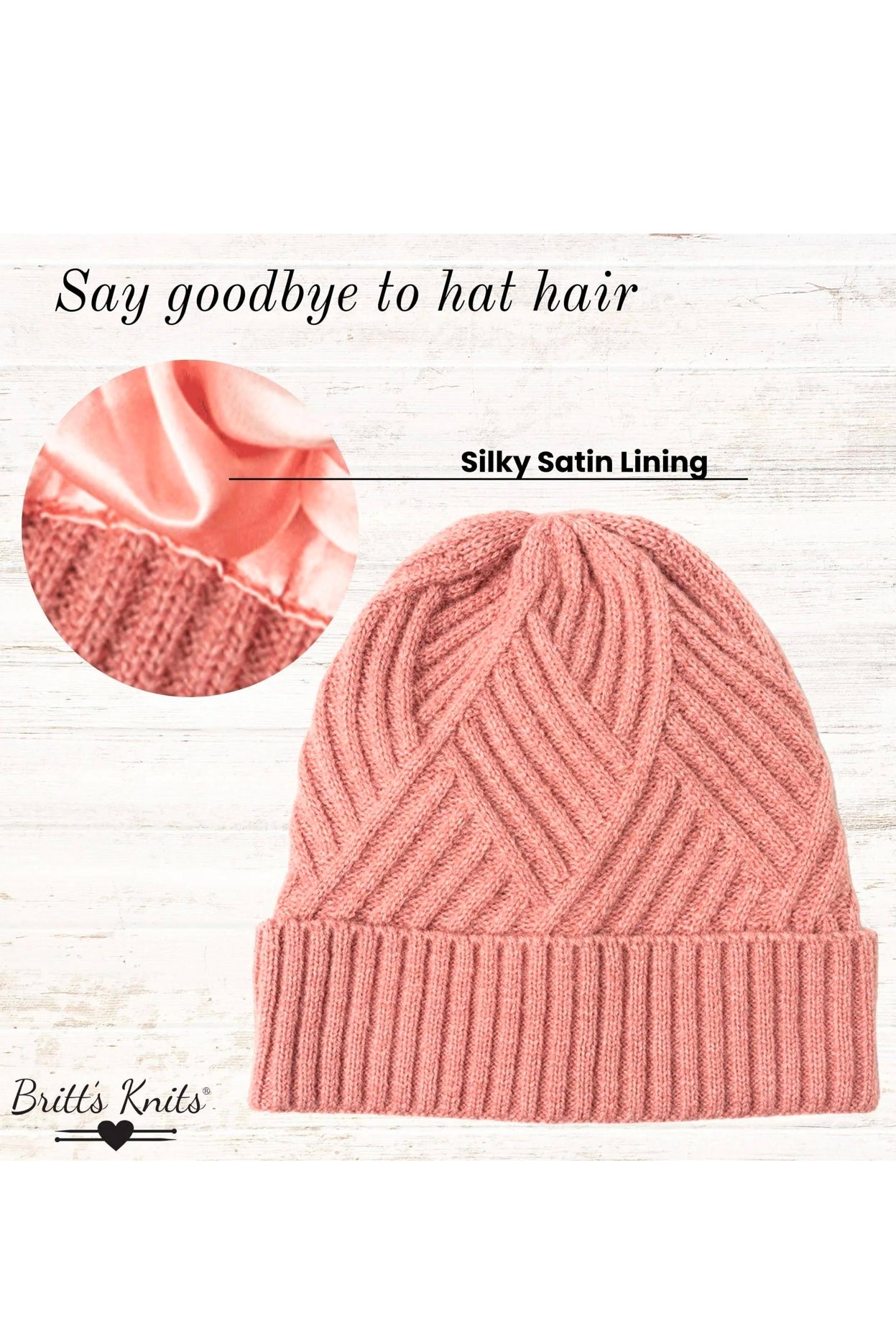 Britt's Knits Satin Lined Beanie