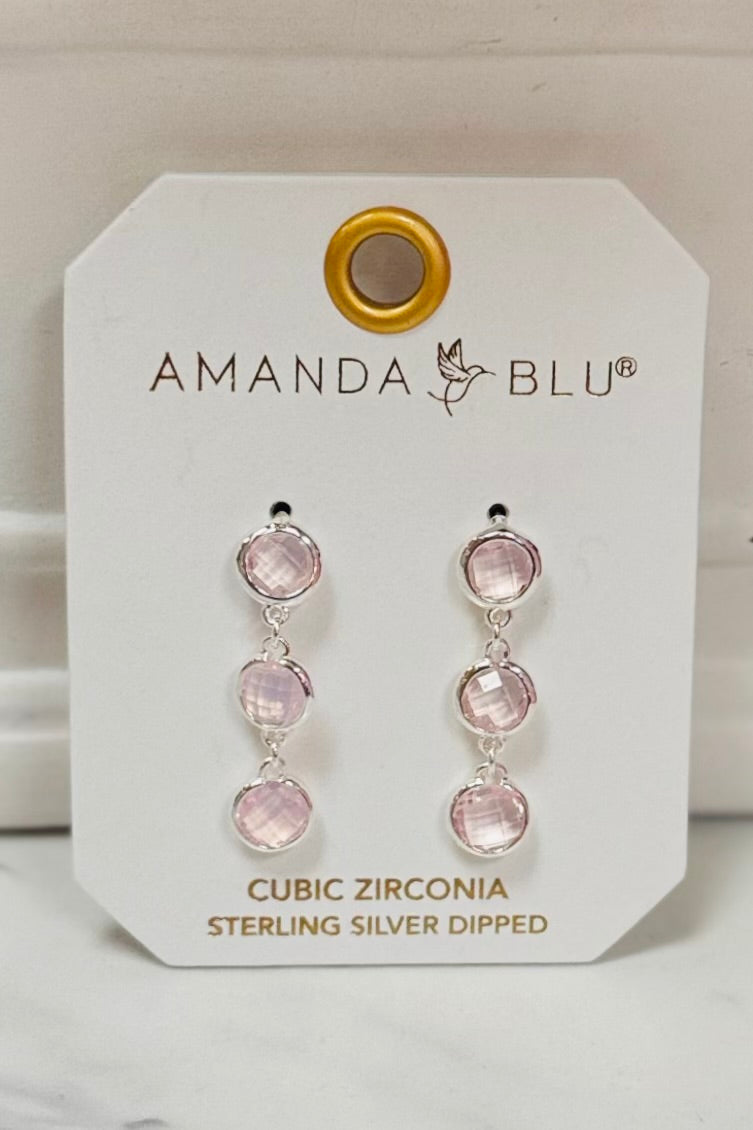 Amanda Blu Faceted CZ Collection in Silver