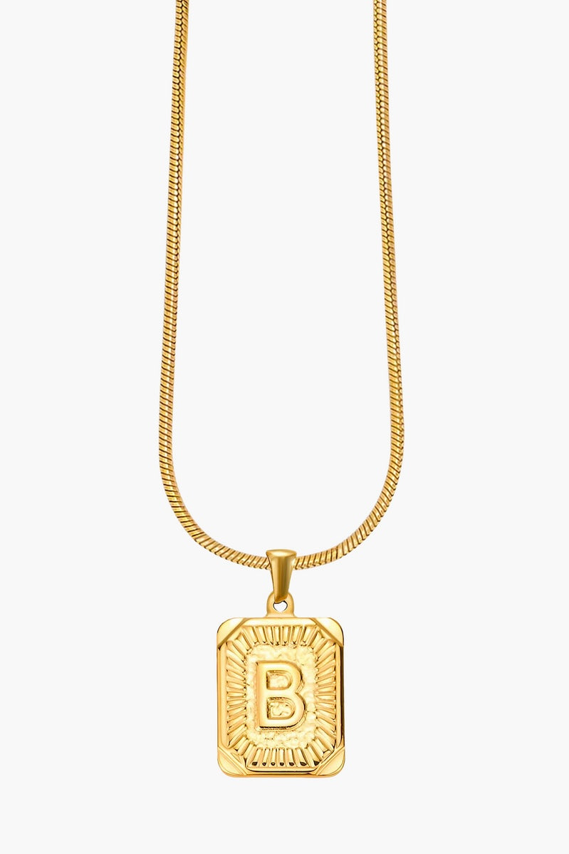 Cape Diablo Golden Glow Initial Necklace