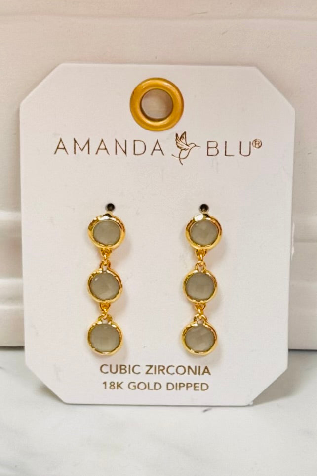 Amanda Blu Faceted CZ Collection in Gold