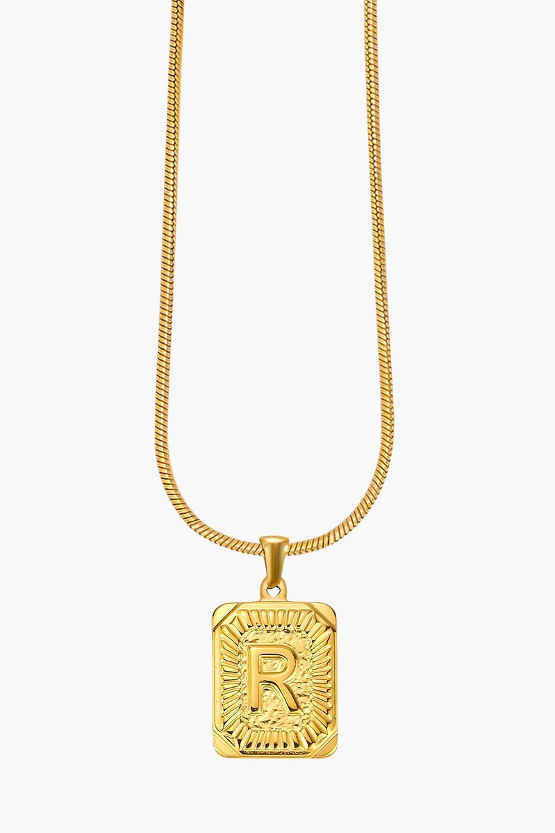 Cape Diablo Golden Glow Initial Necklace