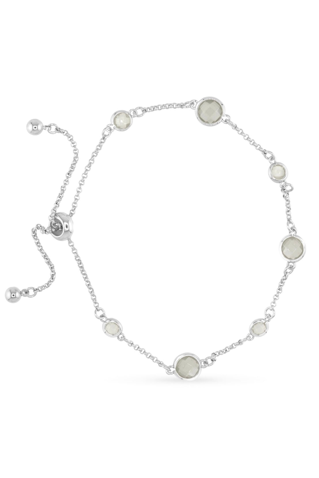 Amanda Blu Faceted CZ Collection in Silver