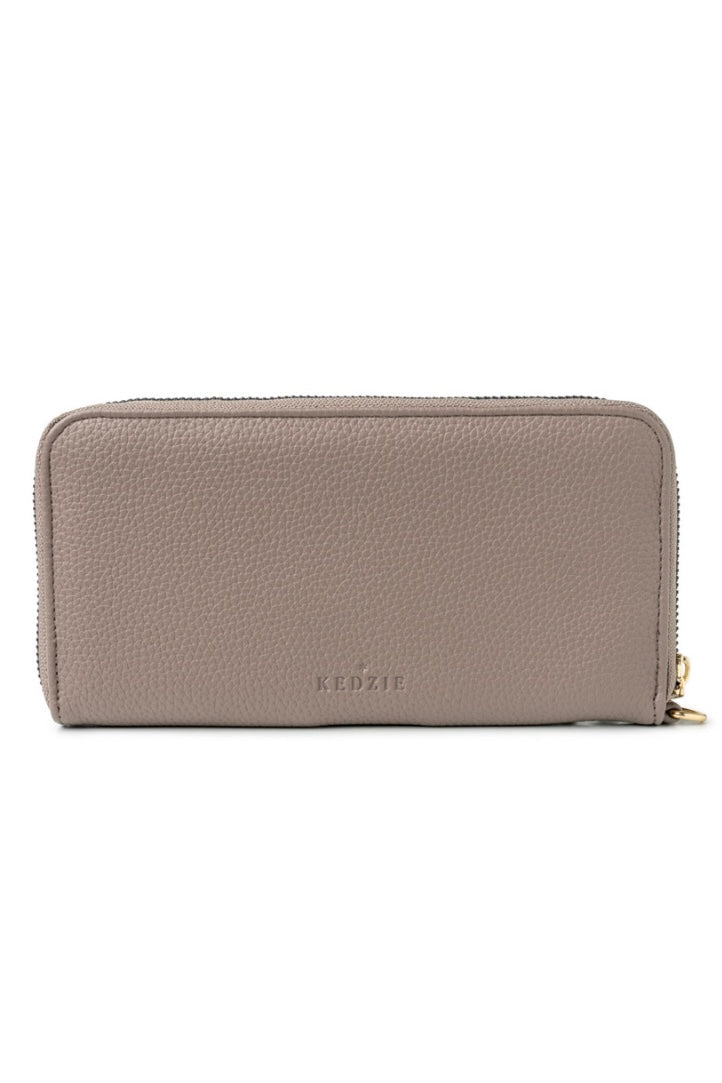 Kedzie Eclipse Zip Around Wallet Clutch (Choice of 8 Colors)