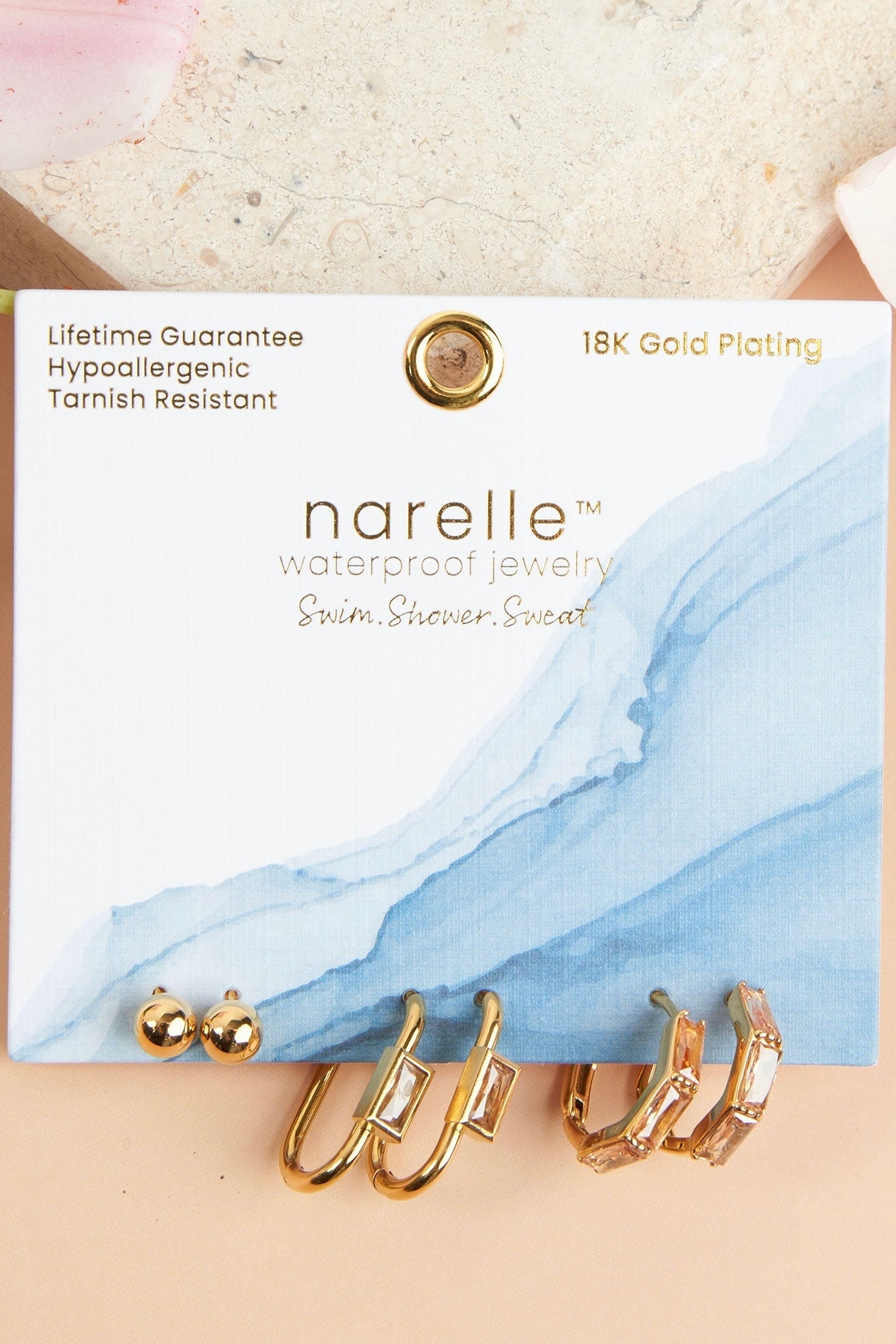 Narelle Waterproof Jewelry- Earrings Collection