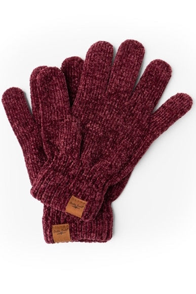 Britt’s Knits Buttery Chenille Beyond Soft Gloves (Choose from 4 colors)