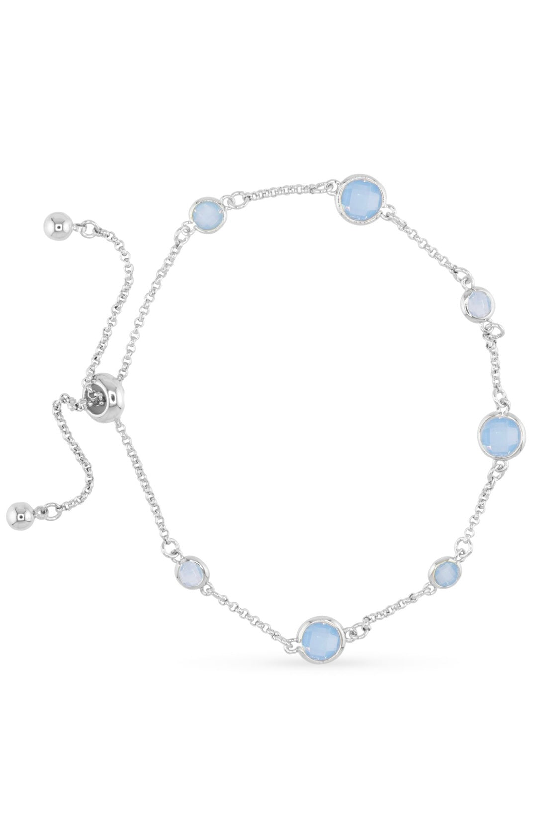 Amanda Blu Faceted CZ Collection in Silver